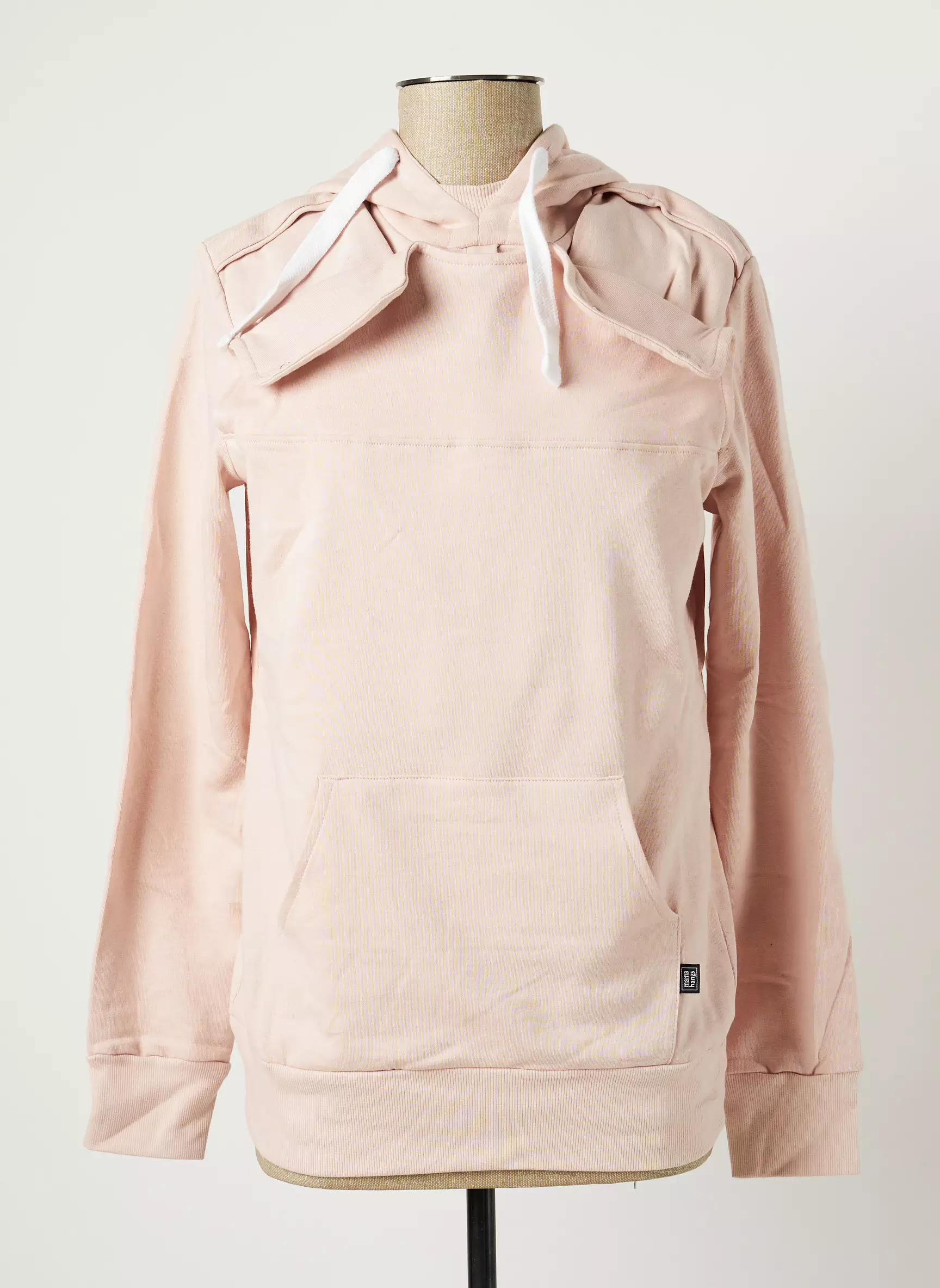 Mama Hangs Sweat Capuche Femme couleur rose