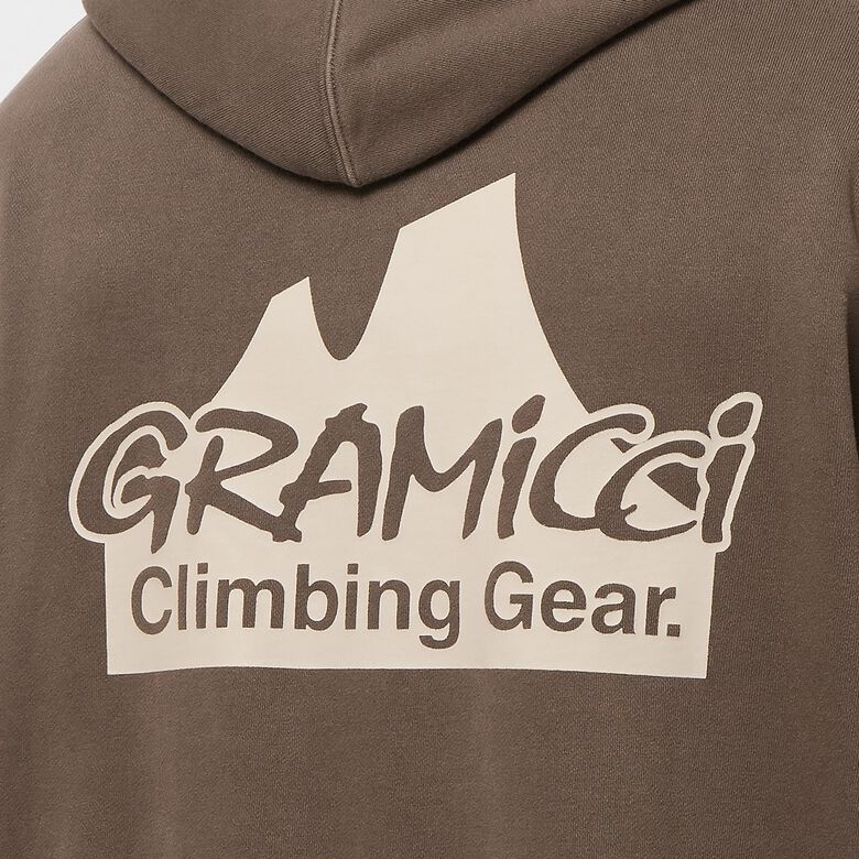Gramicci Climbing Gear Hooded Sweatshirt brown pigment