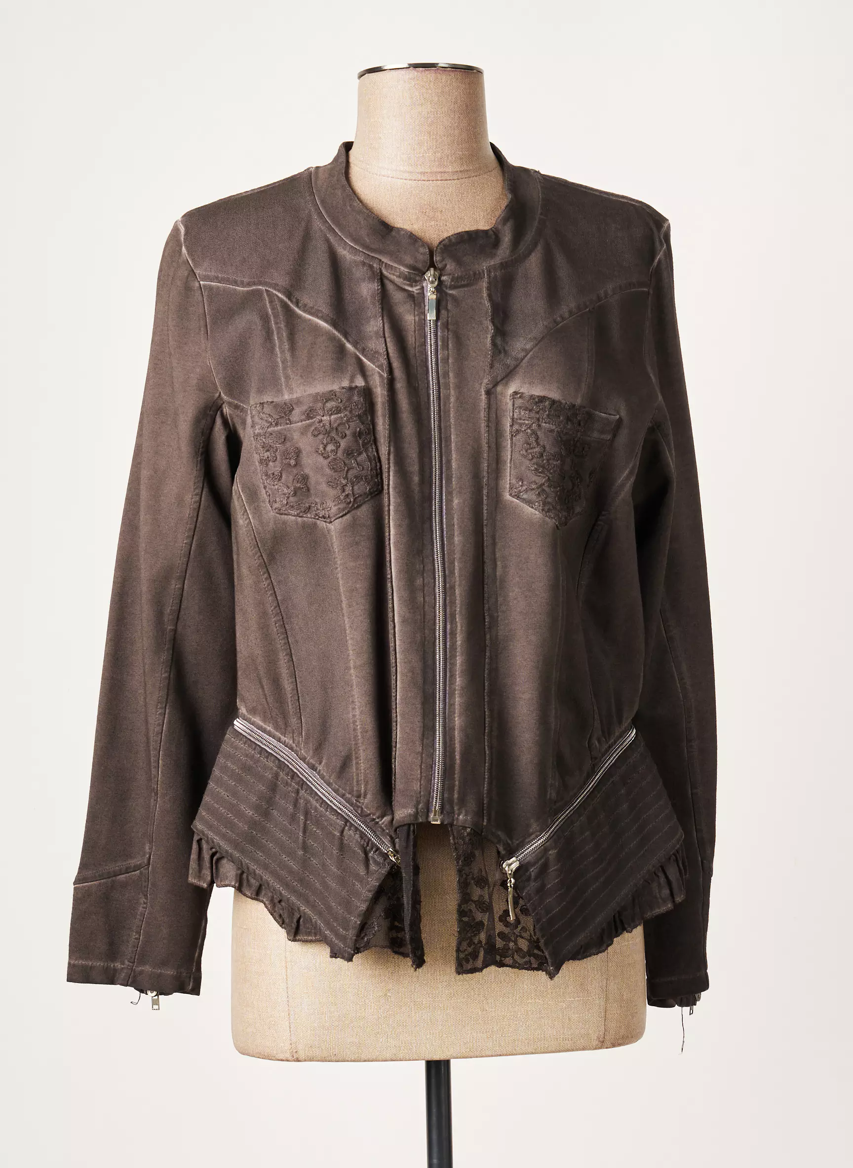 Meri Esca Vestecasual Femme couleur marron