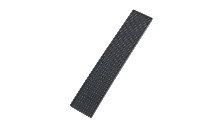 WENKO Abtropfmatte Slim 42cm Schwarz