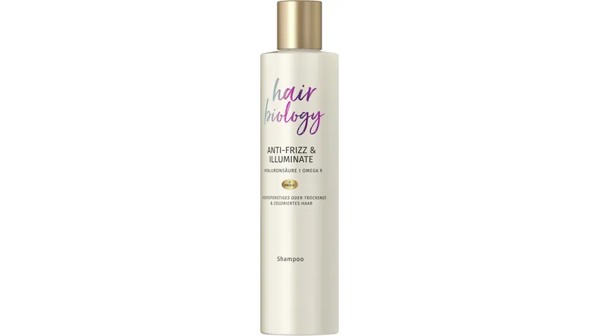 HAIR BIOLOGY Haarshampoo Anti-Frizz & Illuminate 250 ml