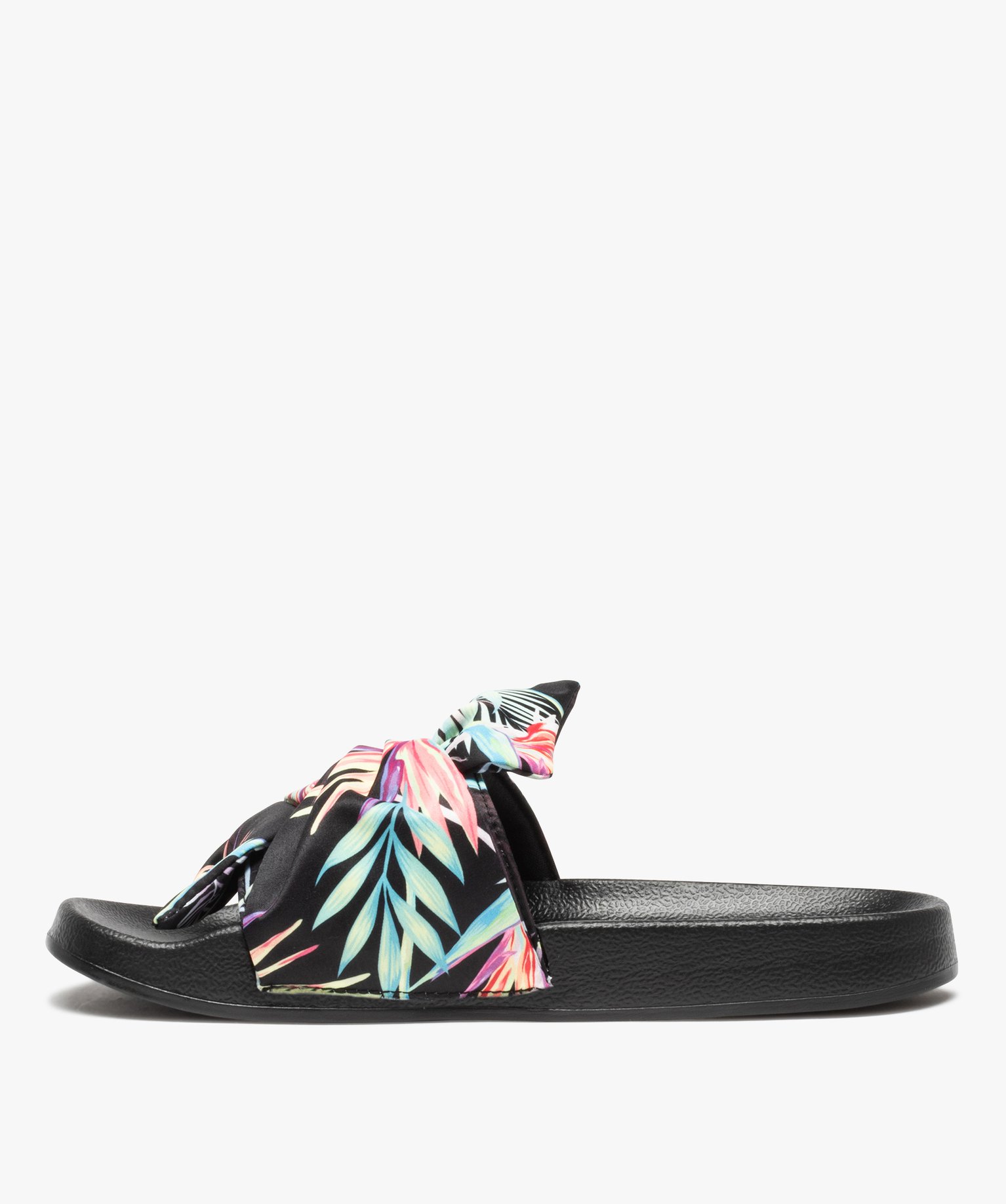 Mules de piscine femme à bandeau drapé – Maui and Sons noir | GEMO