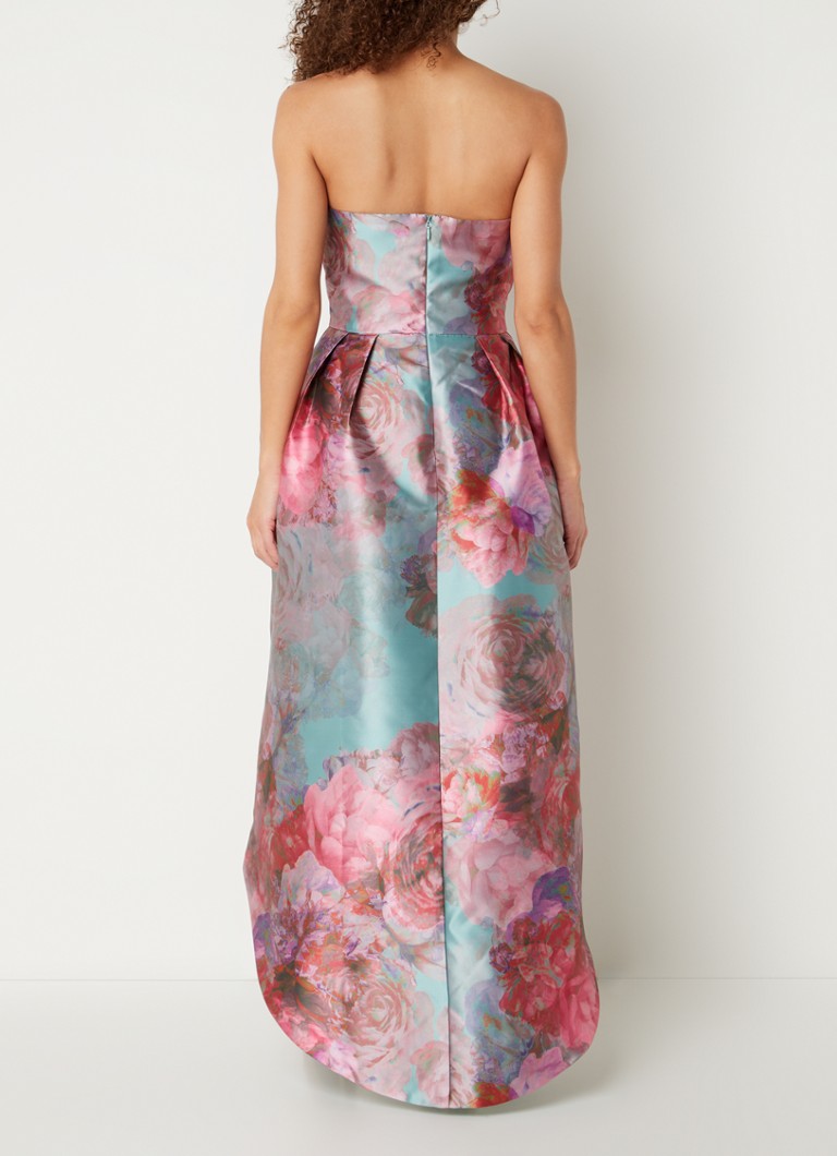 Chi Chi London  Maxi jurk met bloemenprint en asymmetrische zoom