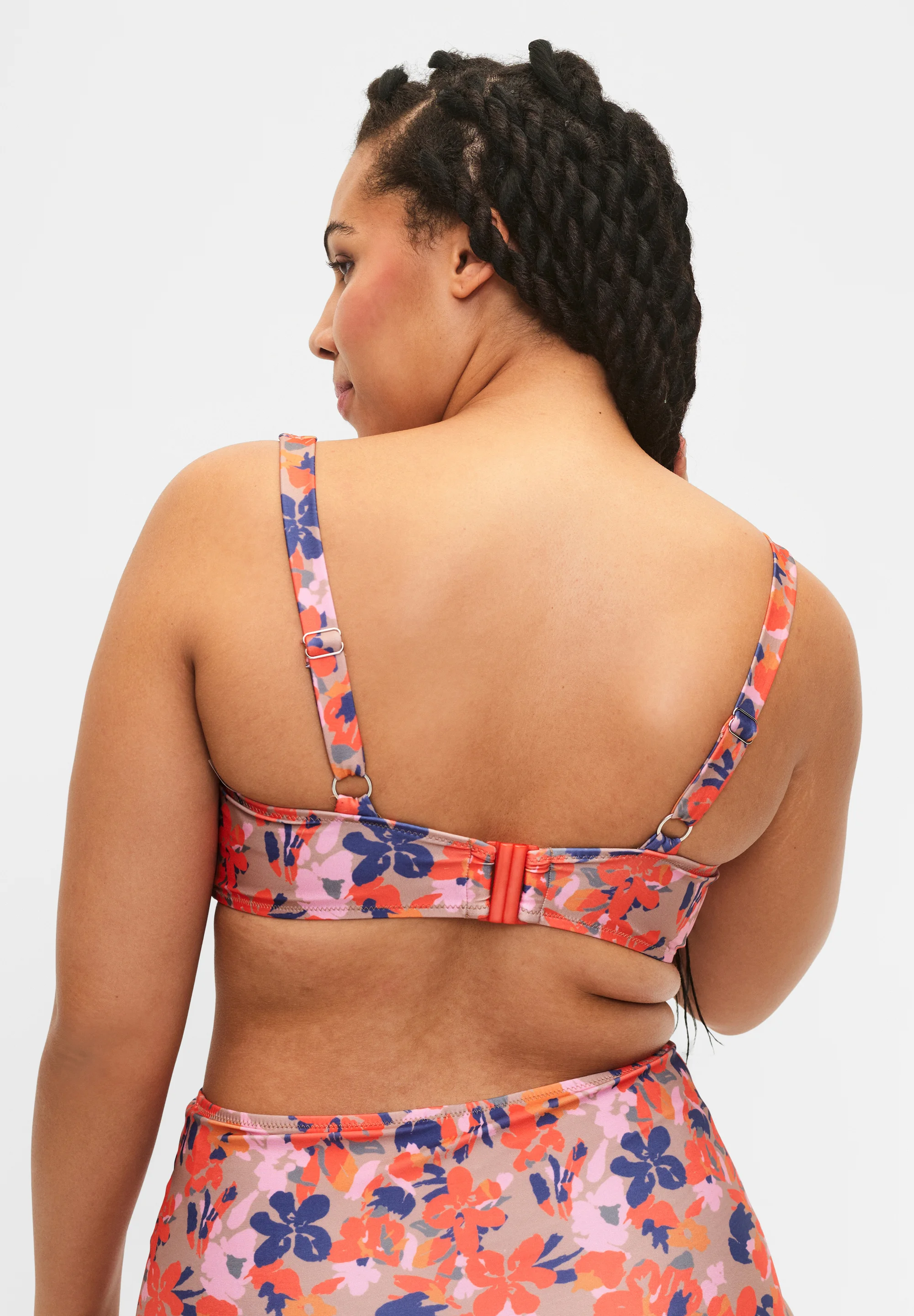 Zizzi BRAGUITA DE TALLE EXTRA ALTO CON ESTAMPADO - Braguita de bikini