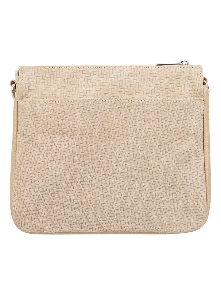 Wojas Leder-Umhängetasche in Beige - (B)23 x (H)20 x (T)5 cm günstig kaufen onesize