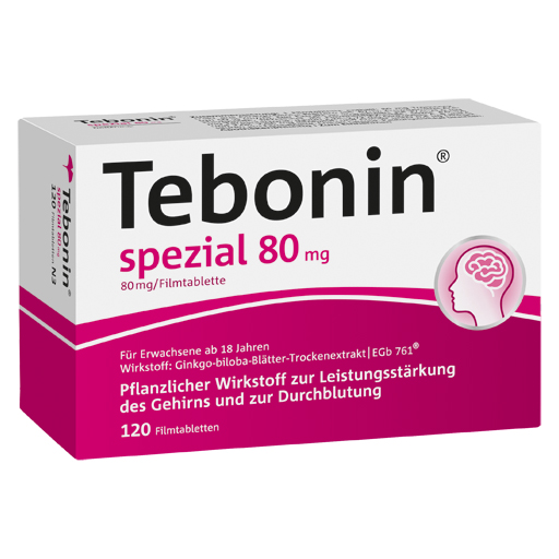 TEBONIN spezial 80 mg Filmtabletten  120 St  Filmtabletten
