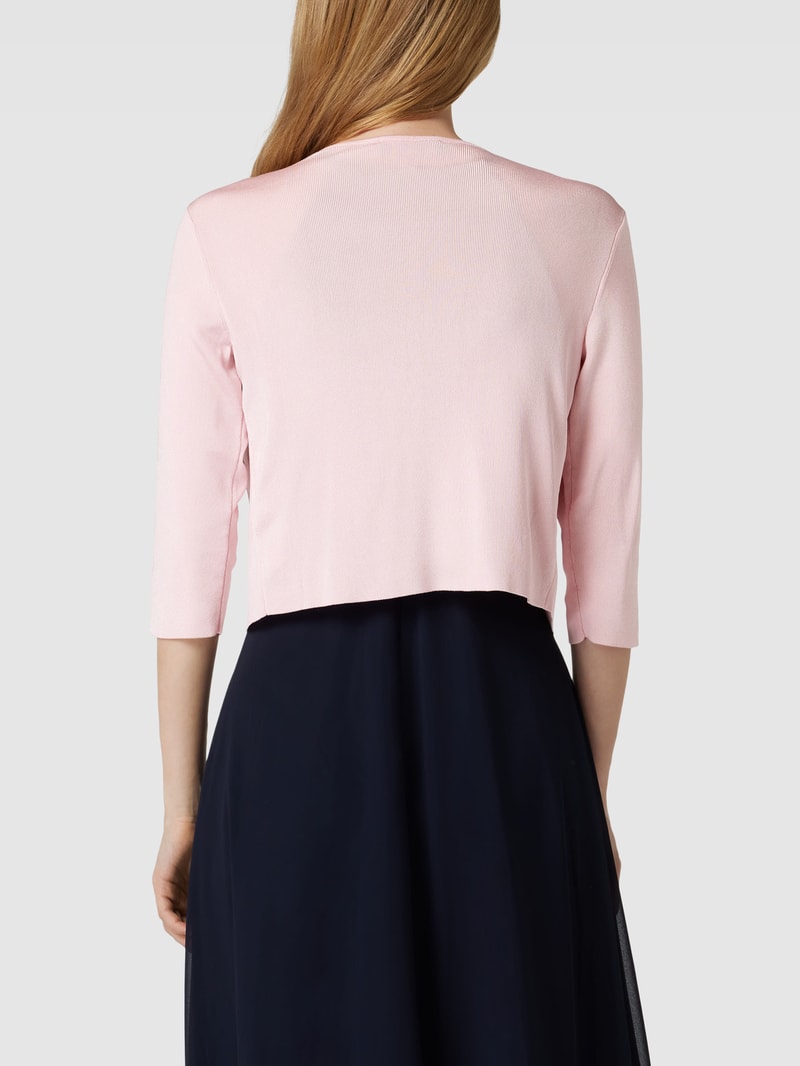 Cropped Jacke aus Viskose-Mix in rosé