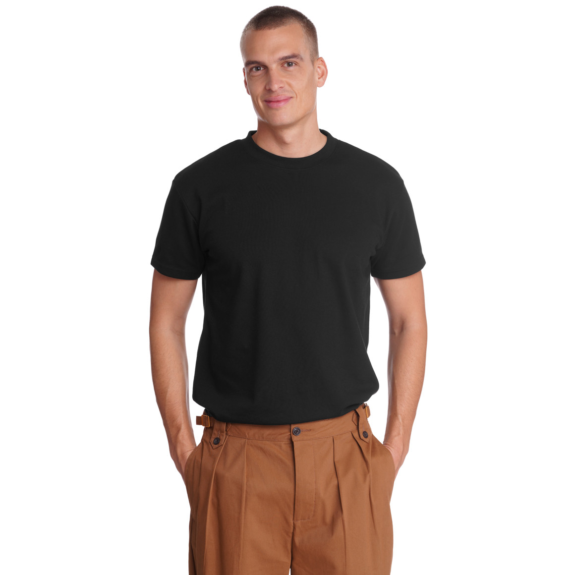 Herren T-Shirt unifarben