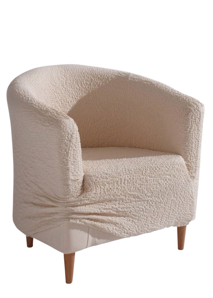 Sessel-Husse mit Crincle Design