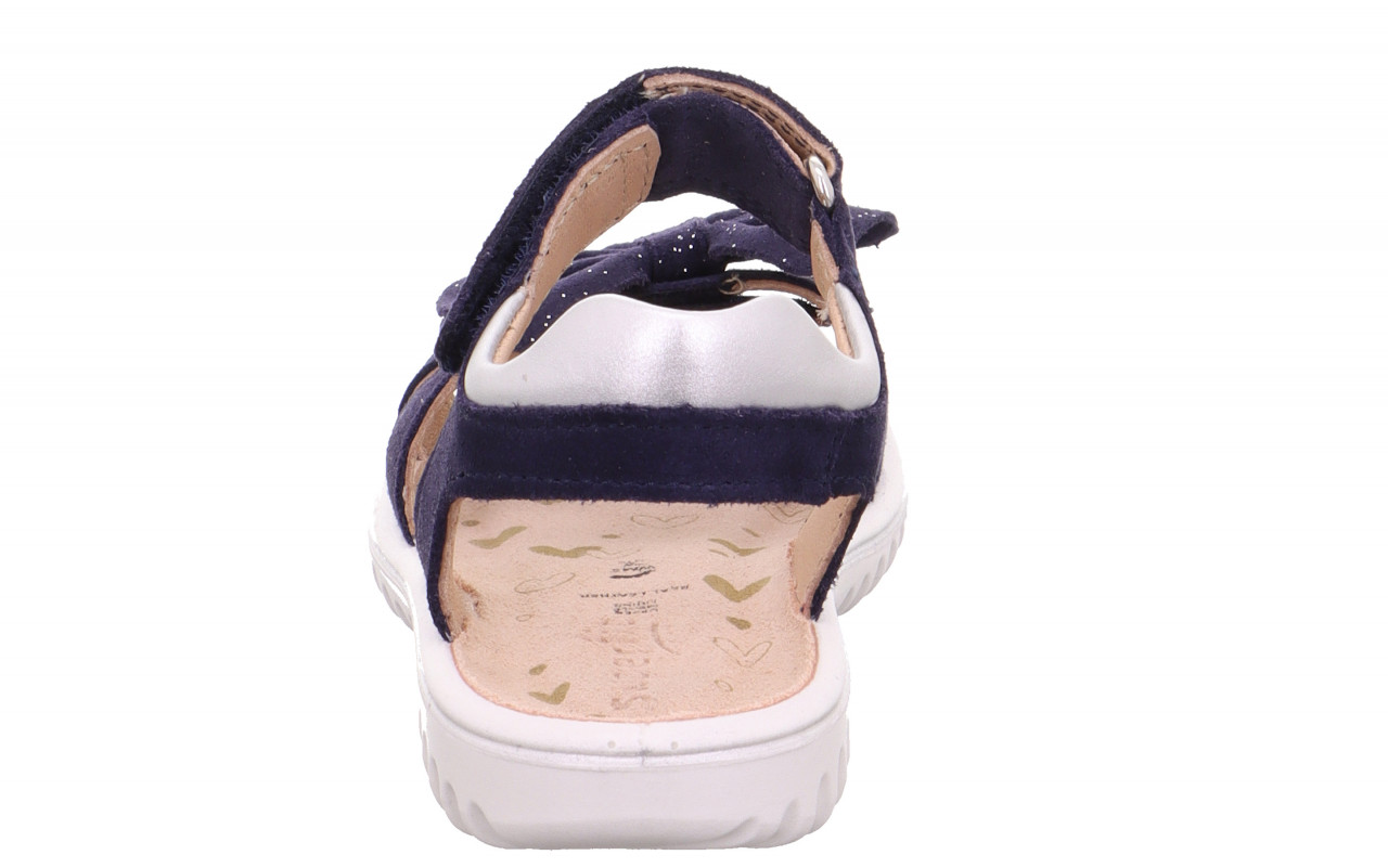 SPARKLE - Blau Sandale mit Klettverschluss