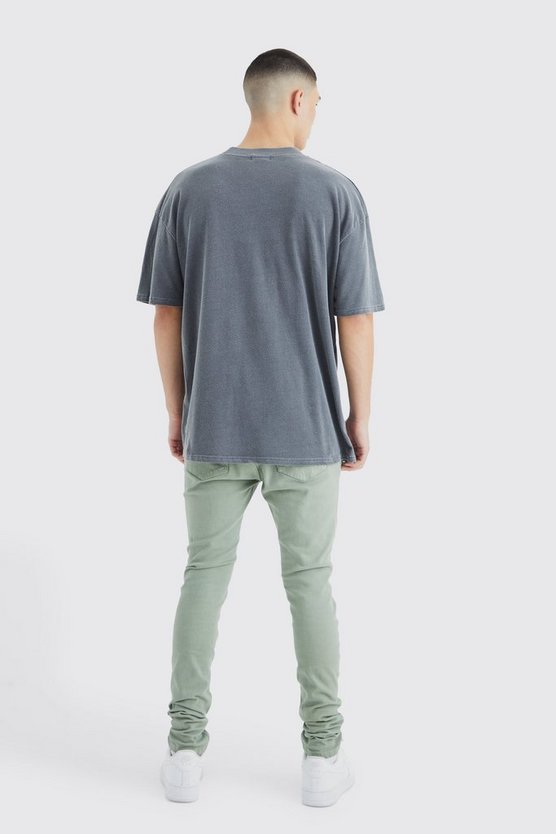 Skinny Stretch Jeans mit Rissen