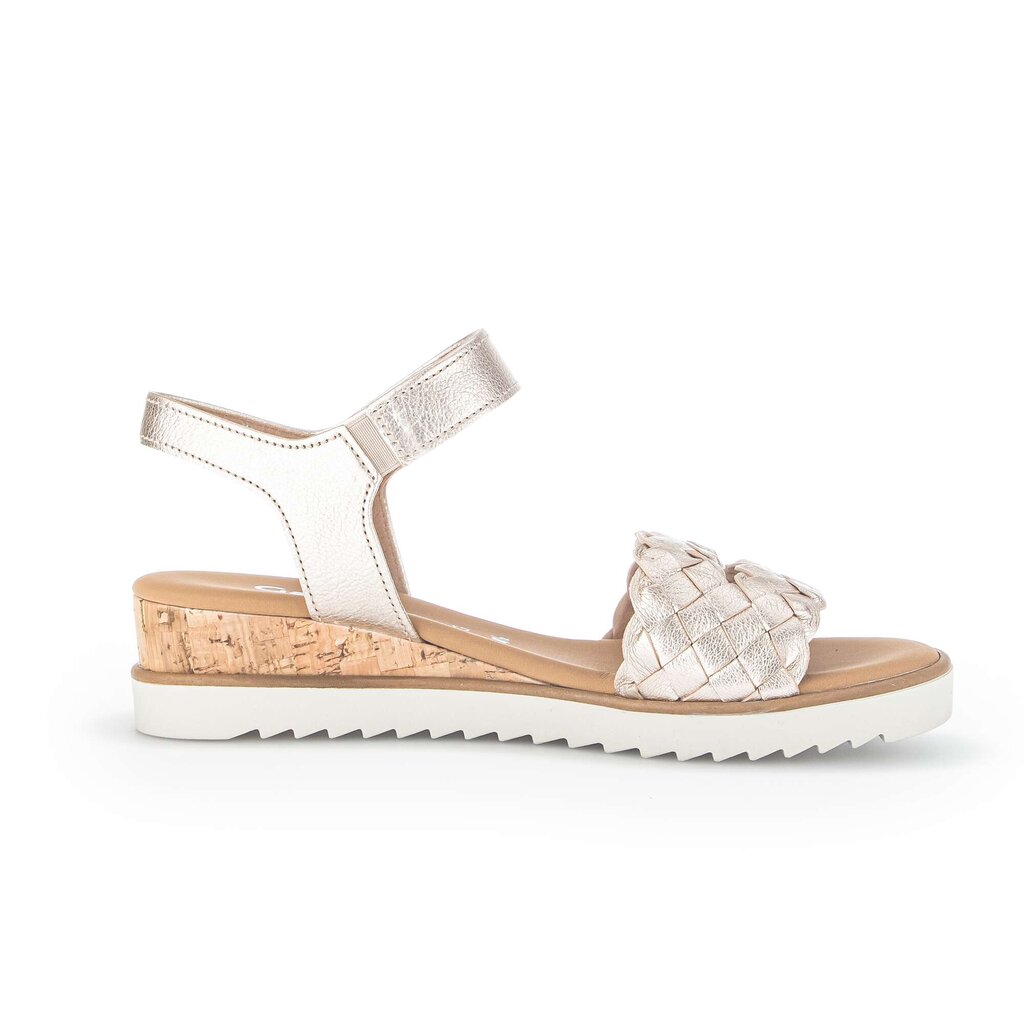 Gabor comfort Keilsandalette gold