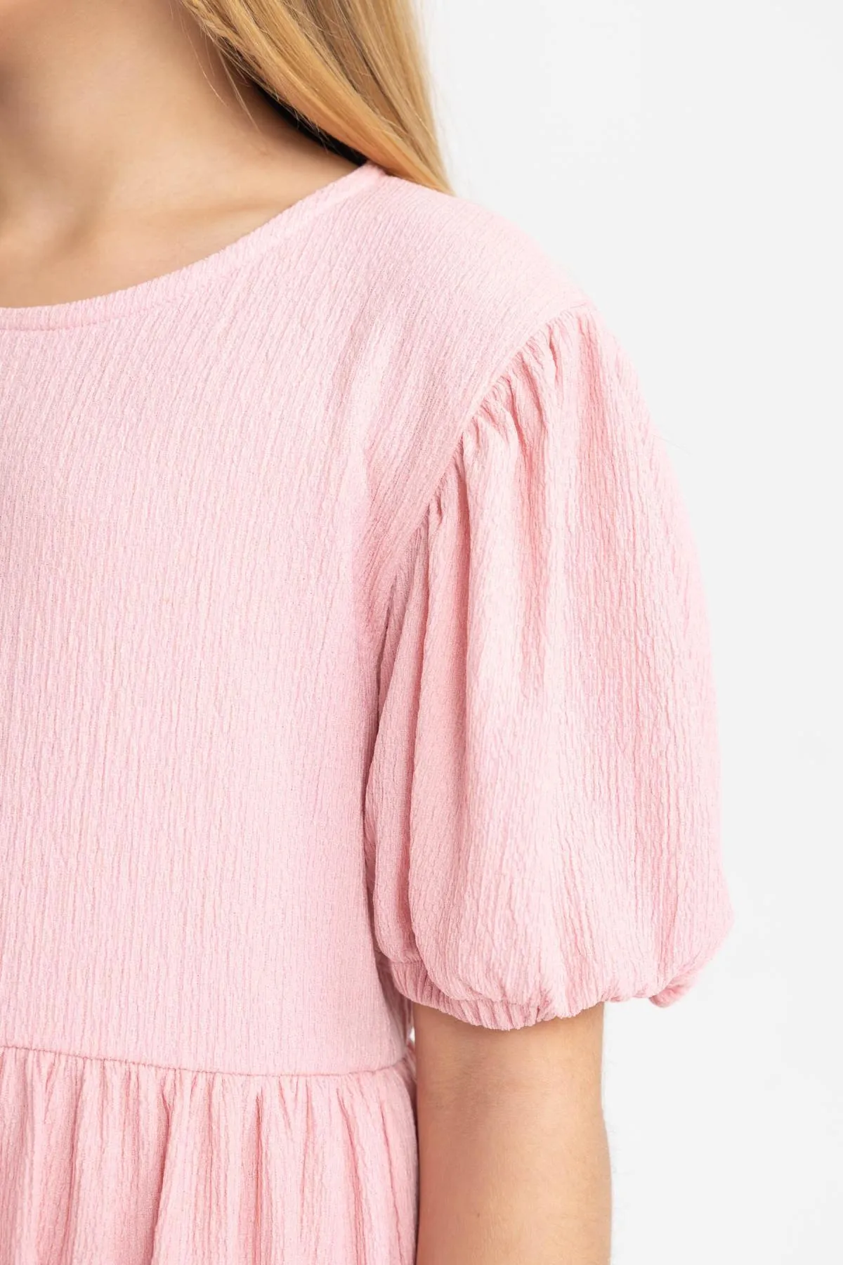 DeFacto  Kurzärmliges Wickelkleid für Mädchen - B4335a824sm