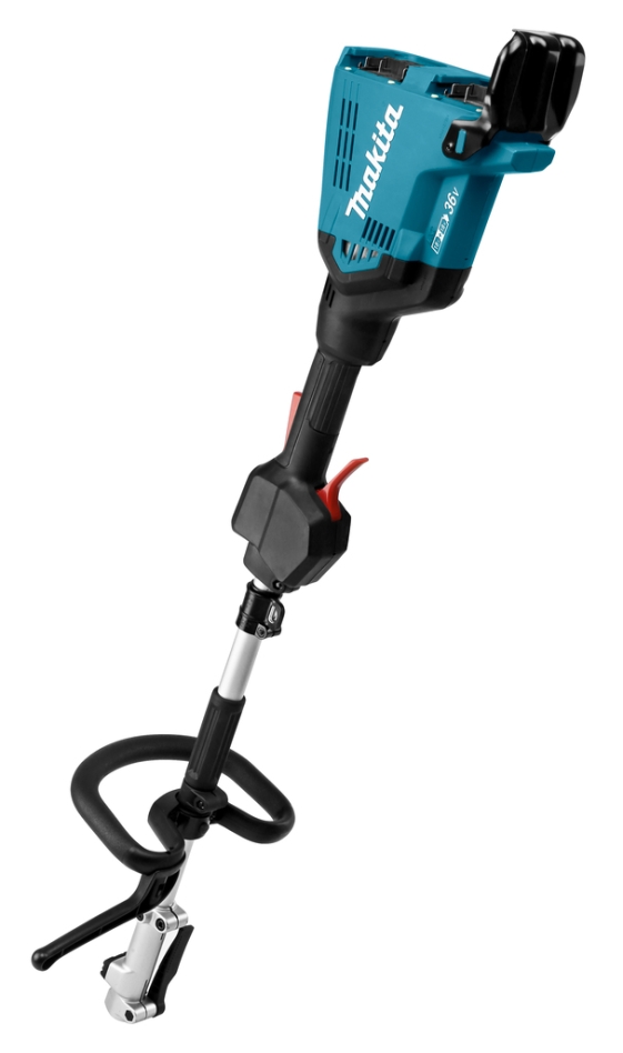 Système combiné sans fil Makita DUX60ZX10, poignée en D, 2 x 18 V (batteries et chargeur non inclus) + taille-haie, tronçonneuse et rallonge