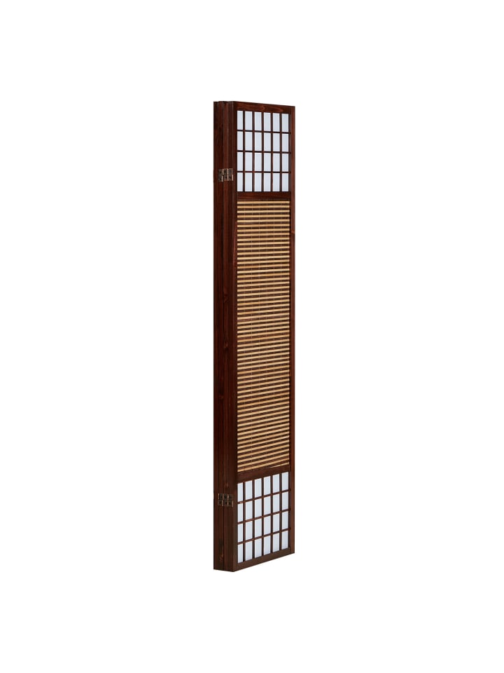 Homestyle4u 4-tlg. Paravent in Braun 176x175 günstig kaufen onesize