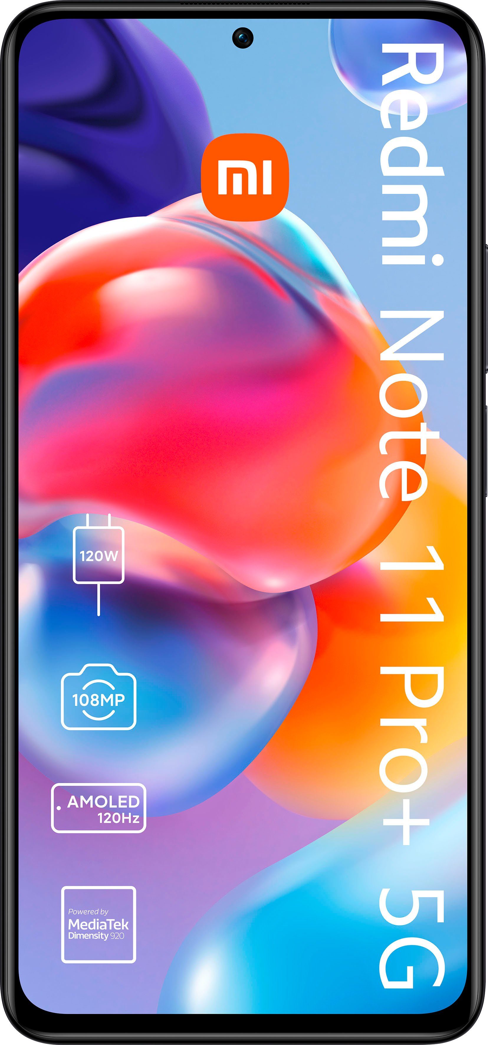 Xiaomi Redmi Note 11 Pro+ 5G Smartphone (16,94 cm/6,67 Zoll, 256 GB Speicherplatz, 108 MP Kamera)