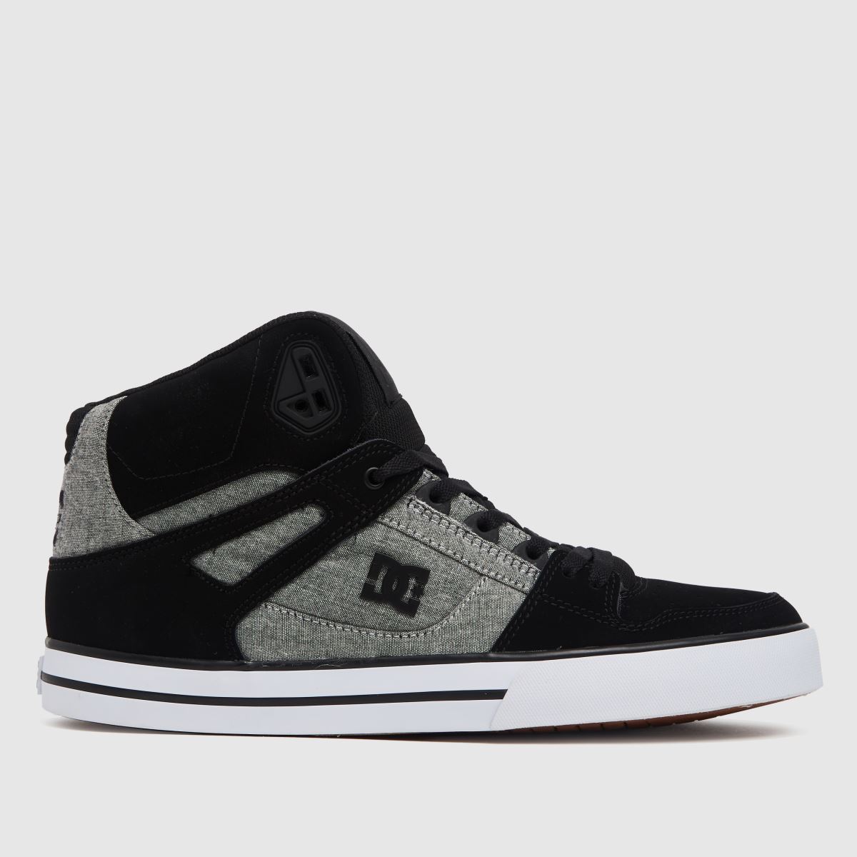 DC Pure – Höga sneakers i svart och grått