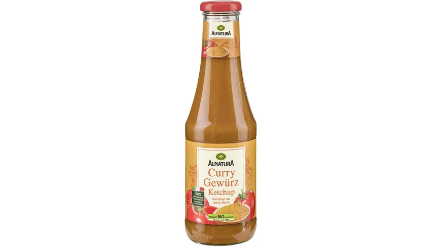 Alnatura Bio Curry-Gewürzketchup 500 ml