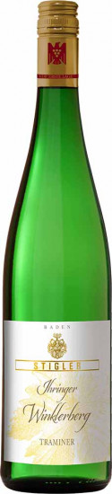 2018 Ihringer Winklerberg Traminer Spätlese VDP.ERSTE LAGE feinherb - Weingut Stigler