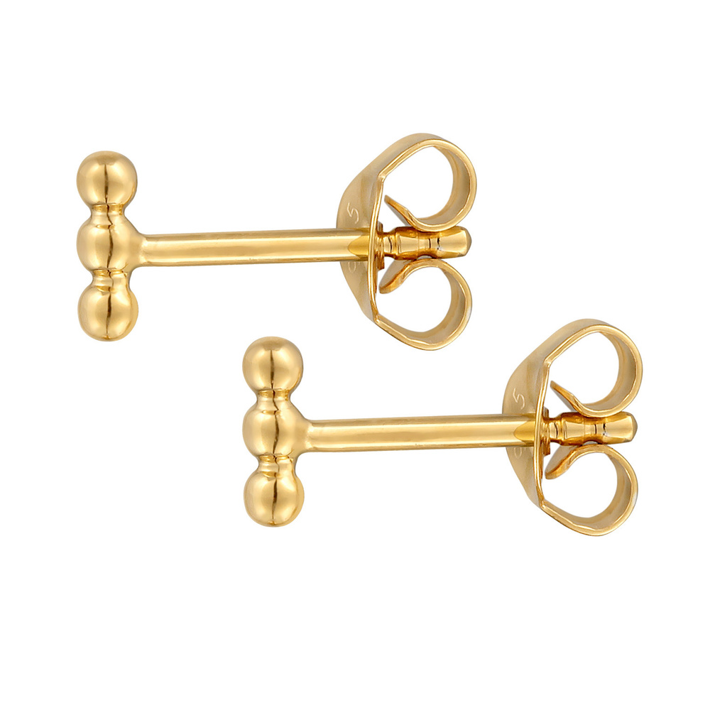 Elli Elli Boucles d'Oreilles Femmes clous d'oreilles boule design basique en argent st Boucles d'oreilles