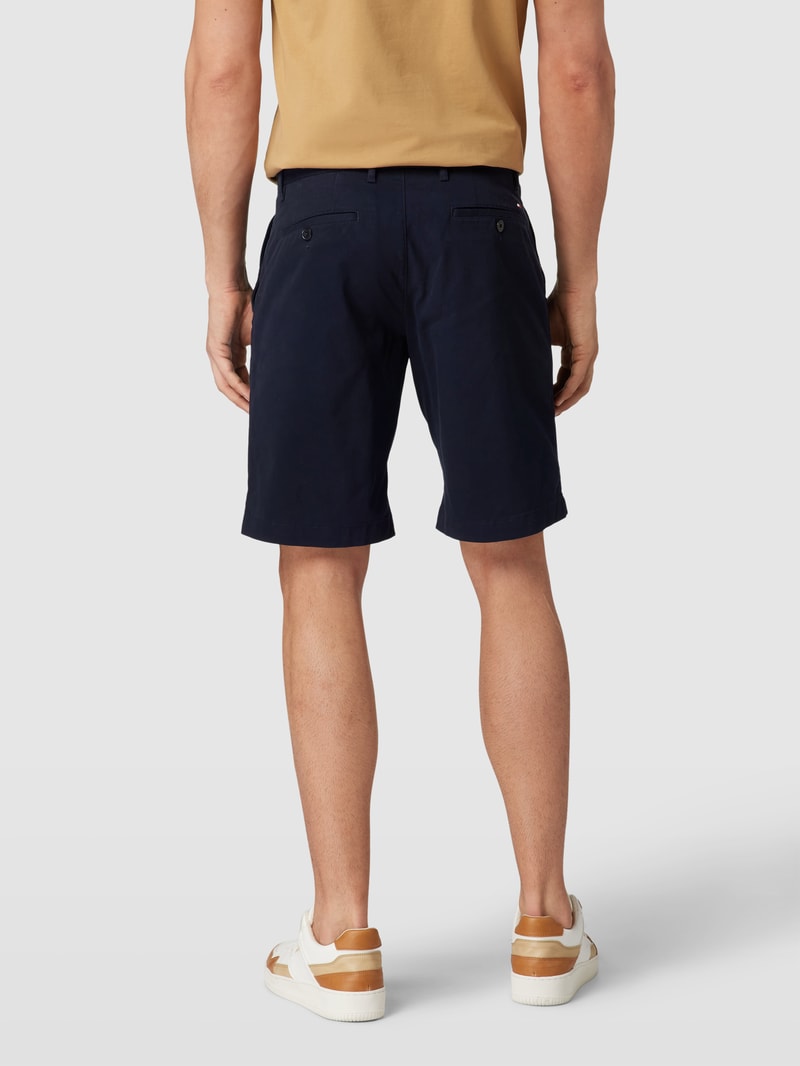 Chino-Shorts mit seitlichen Eingrifftaschen Modell 'HARLEM' in marineblau