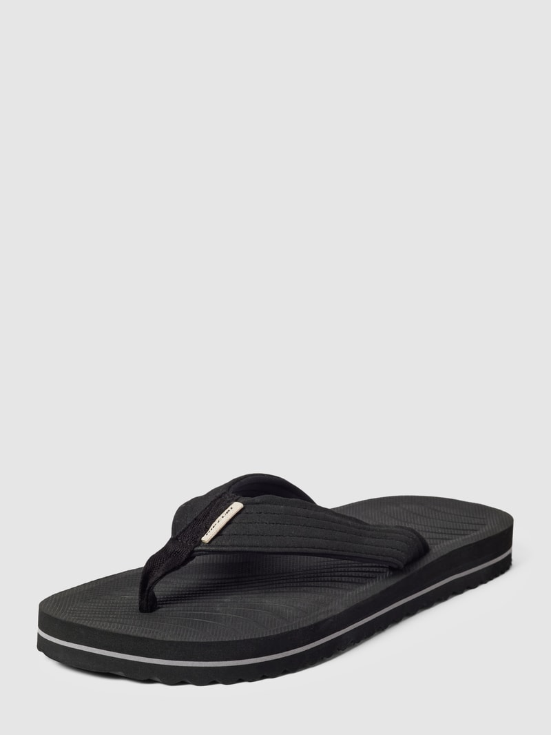 Zehentrenner mit Label-Detail Modell 'DBAH ECO' in schwarz