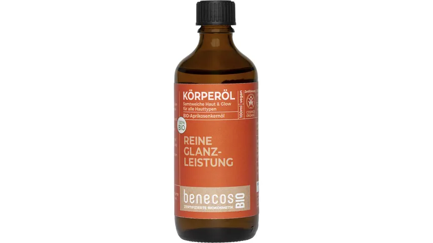 benecos BIO Körperöl Aprikosenkernöl 100 ml