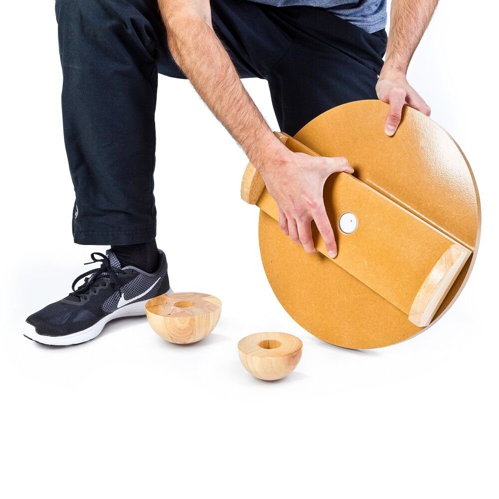 Sport-Thieme Koordinations-Trainingssystem Balance-Board Deluxe, Trainiert Reaktion, Kondition, Mototrik und Koordination