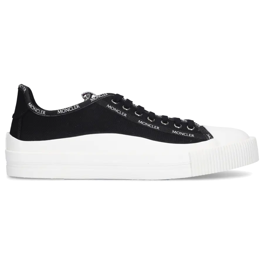 Moncler - Sneaker low GLISSIERE Textil - schwarz