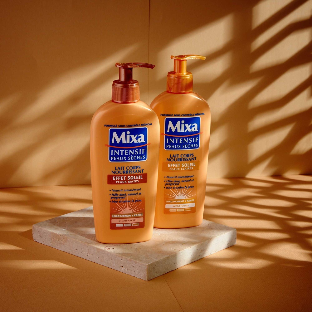 mixa Mixa Intensif Peaux Sèches Lait corps autobronzant peaux claires