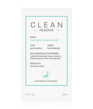 CLEAN Reserve Classic Collection Blend Warm Cotton Eau de Parfum 50 ml