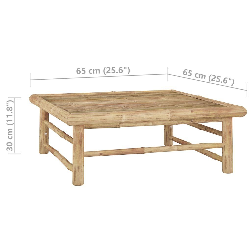 vidaXL Loungesofa 3-tlg. Garten-Lounge-Set mit Kissen Bambus, 1 Teile