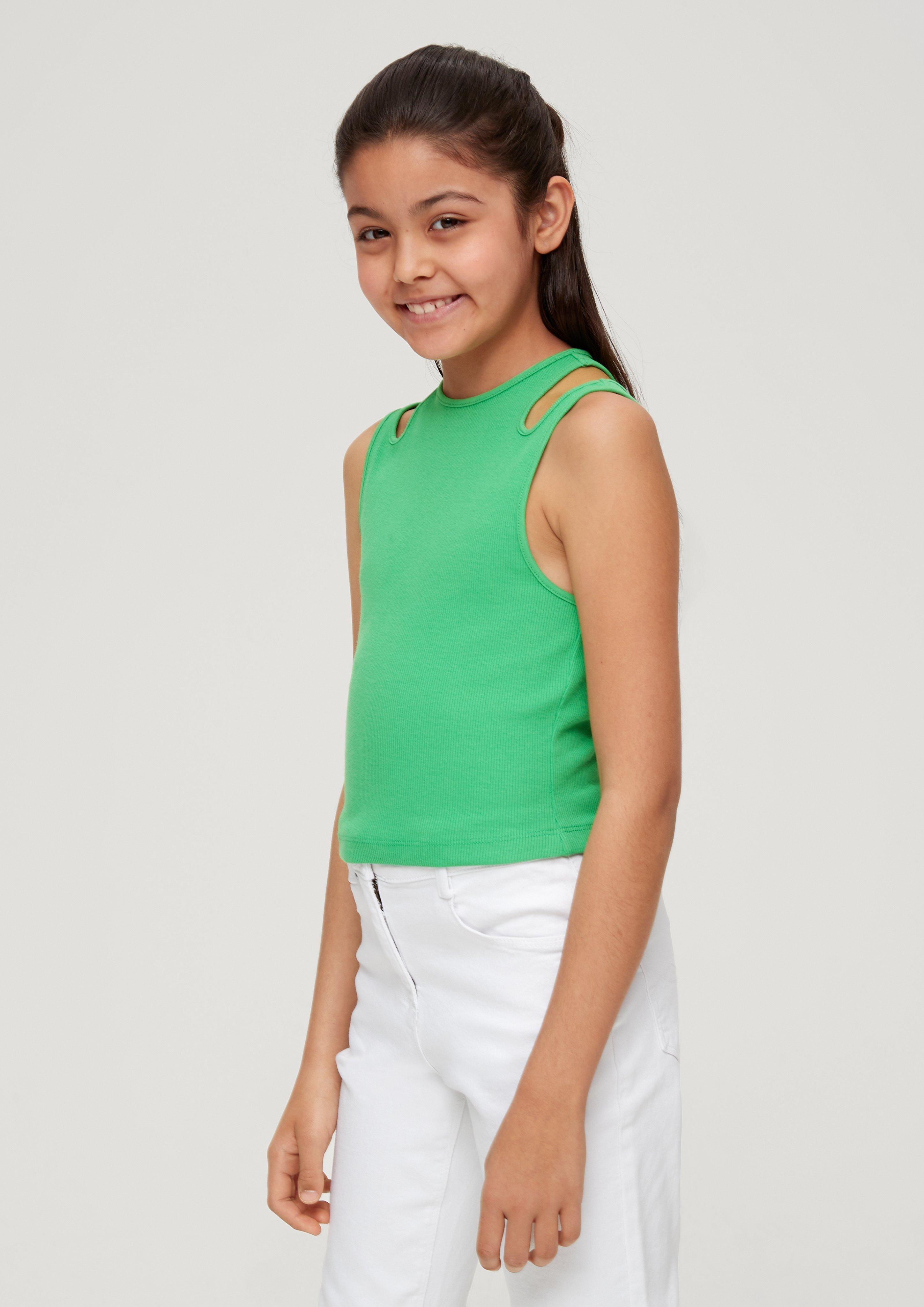 Tanktop mit Rippstruktur  2130420-7590