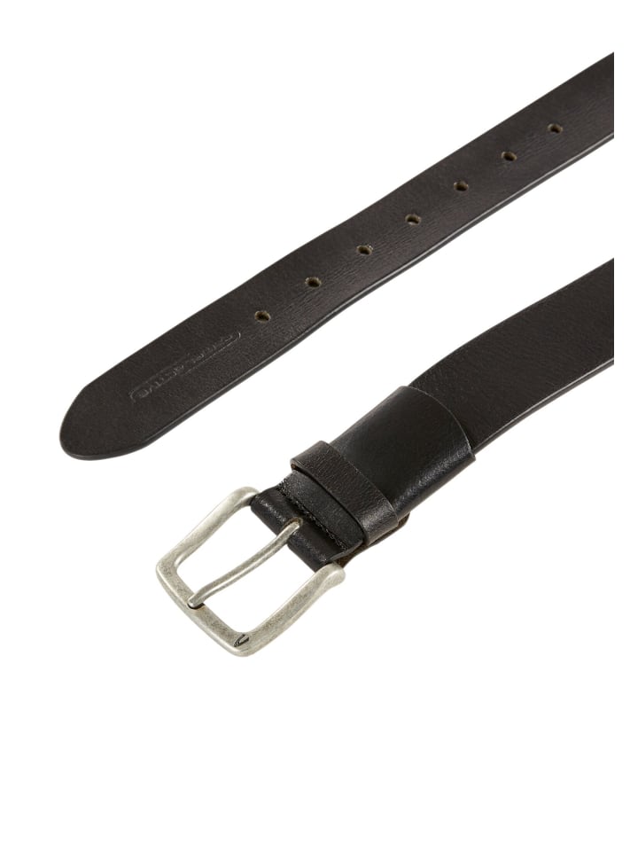 Camel Active Gürtel aus echtem Leder in Schwarz günstig kaufen
