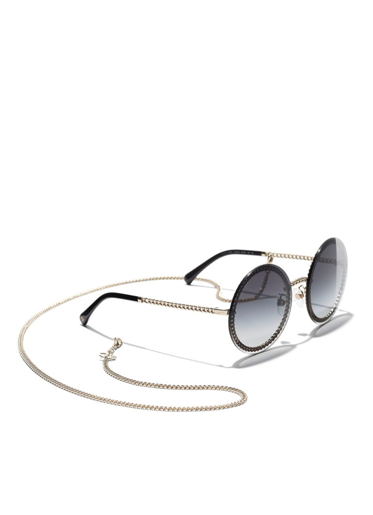 Ochelari de soare rotunzi Chanel