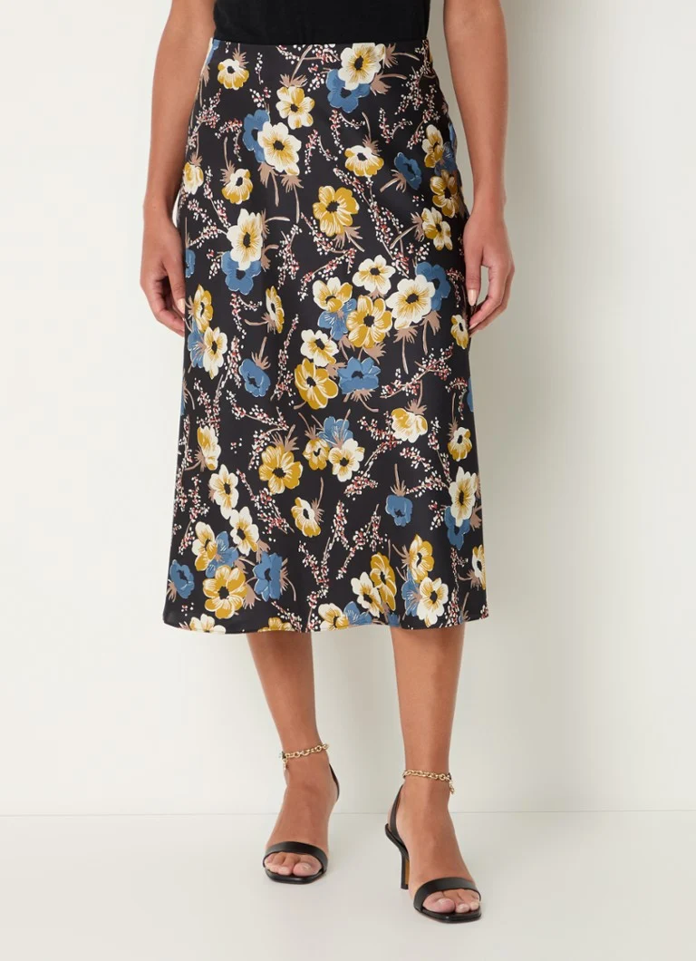 Fustă midi cu imprimeu floral Ralph Lauren