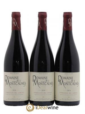 Terrasses du Larzac Domaine de Montcalmès Frédéric Pourtalié  2014 - Lot de 3 Bouteilles
