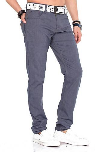 Cipo & Baxx Jeanshose mit Gürtel im Straight Fit-Schnitt