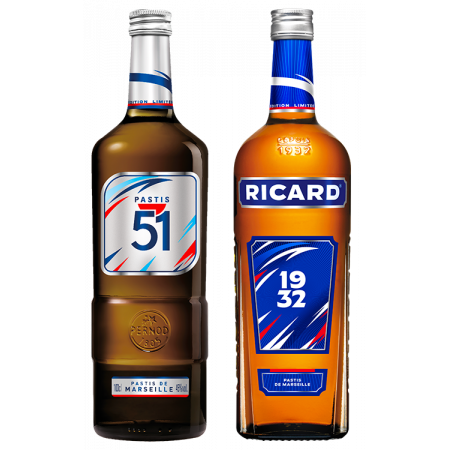 PACK EDITION LIMITEE RICARD 1L + PASTIS 51 1L