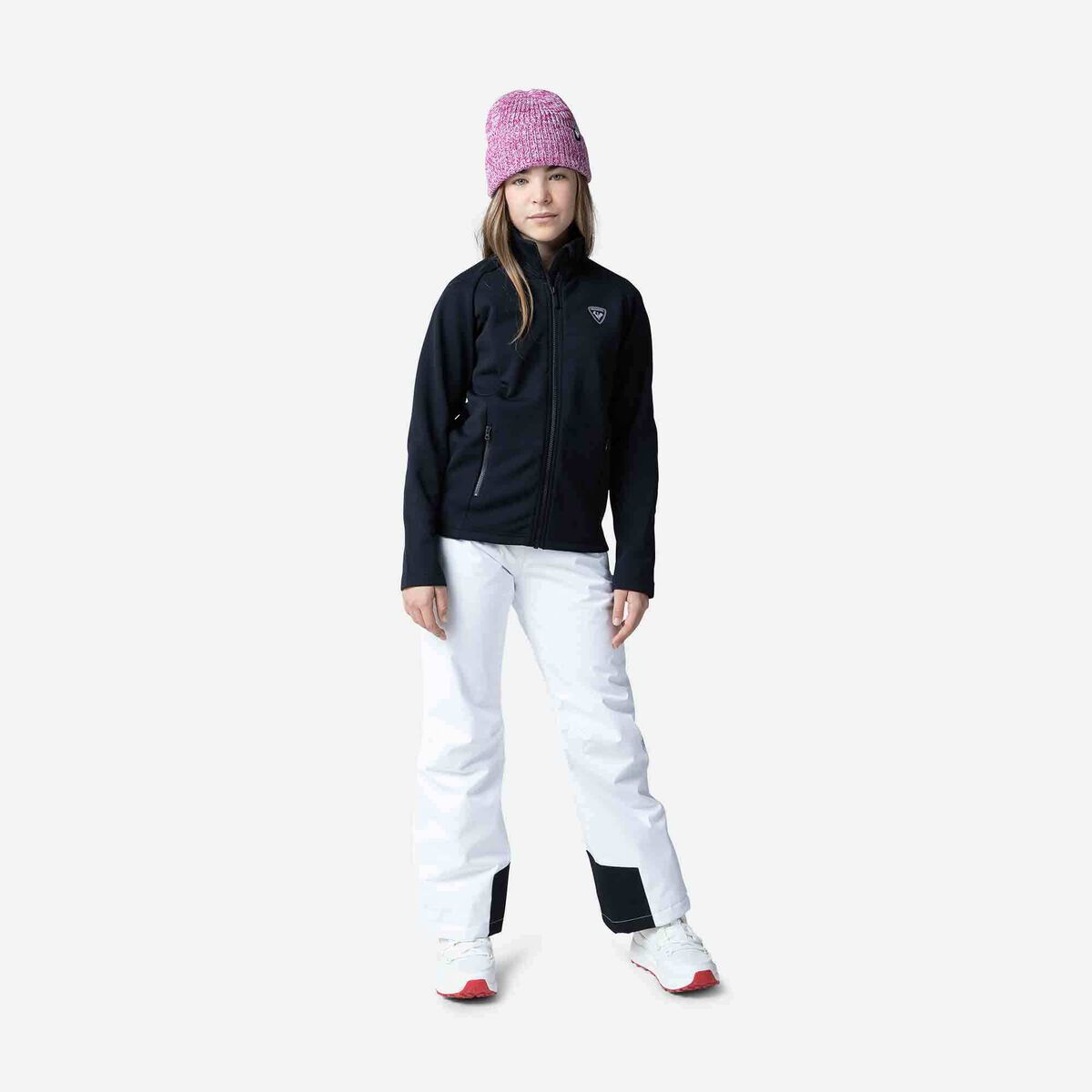 Clip Midlayer mit durchgehendem Reißverschluss für Mädchen