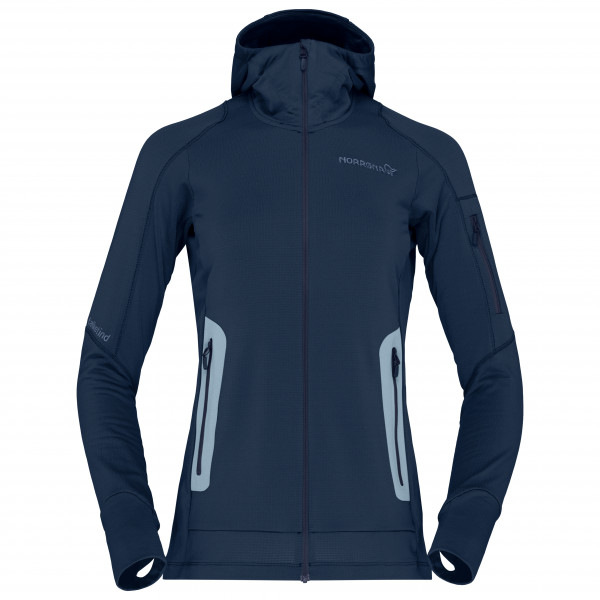 Norrøna - Women's Falketind Power Grid Hood - Fleecejacke