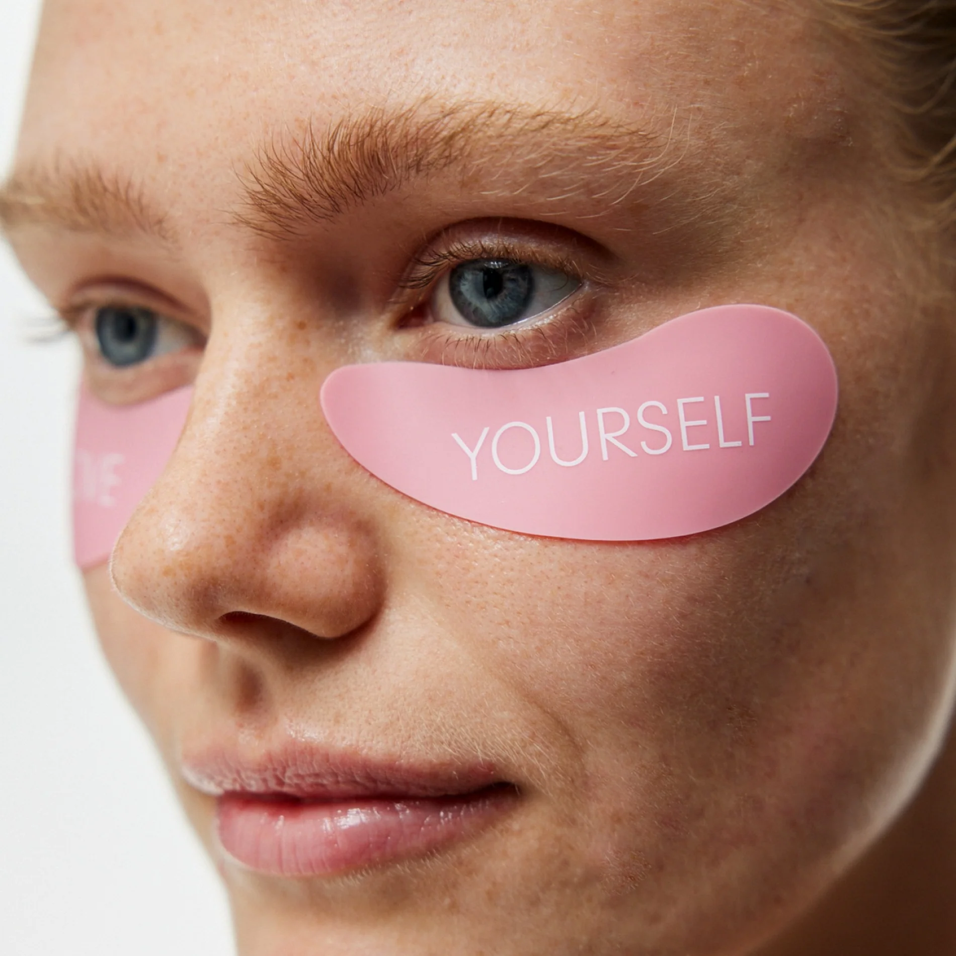 Booster Love Yourself Duo Set – Anti-Falten-Augenpflege, Augenmaske, Behandlung gegen Tränensäcke und Augenringe, Anti-Falten-Set, Augen- und Lippen-Set