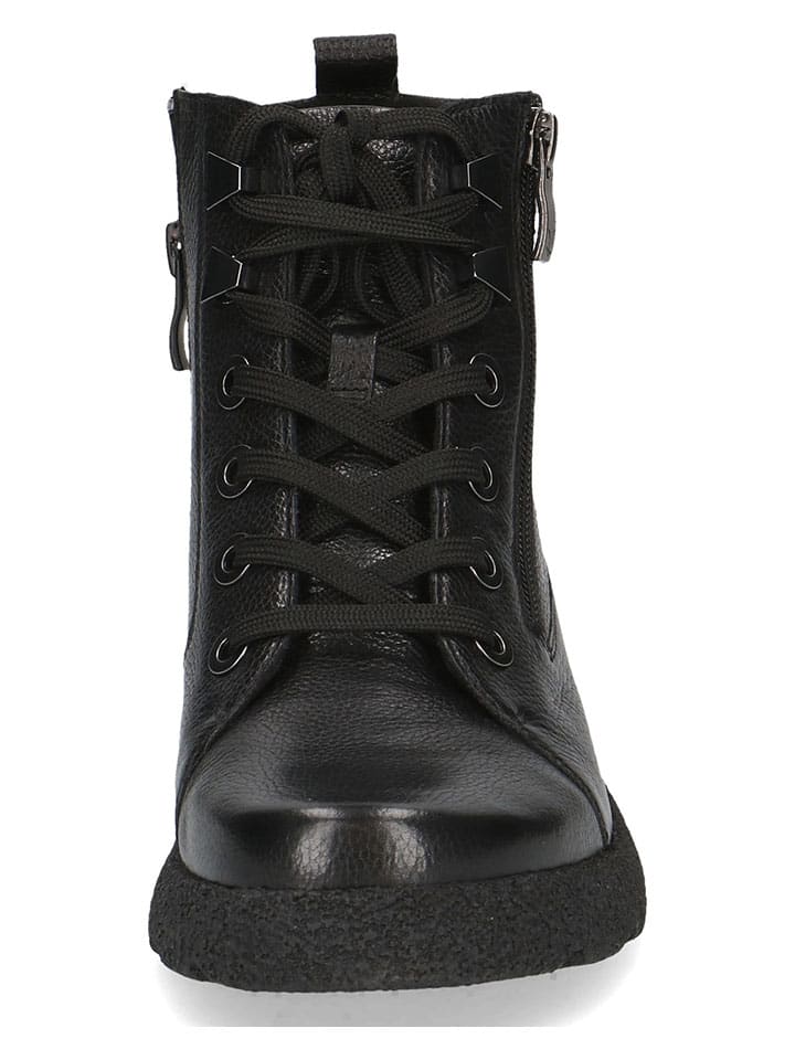 Caprice Leder-Boots in Schwarz günstig kaufen