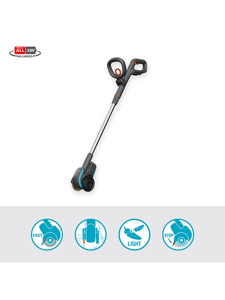 Gardena Akku-Fugenbürste EasyWeed 1800/18V P4A solo in Schwarz günstig kaufen onesize