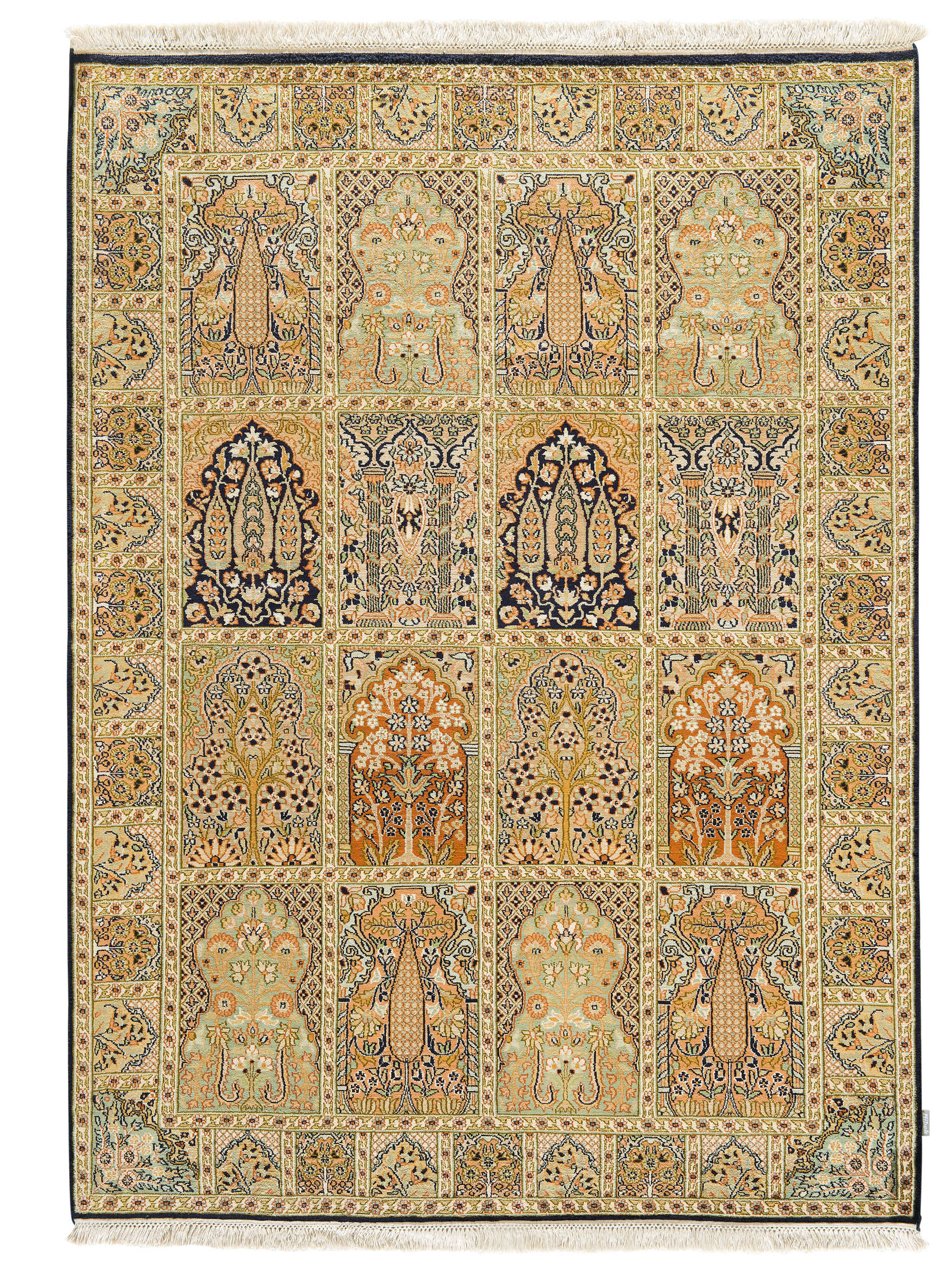Kaschmir Seide 18/18 ca. 133 x 183 cm, Unikat / Einzelstück