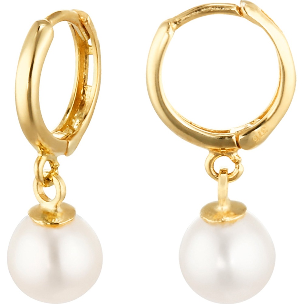 Valeria Créoles 375 Or jaune Boucles d'oreilles