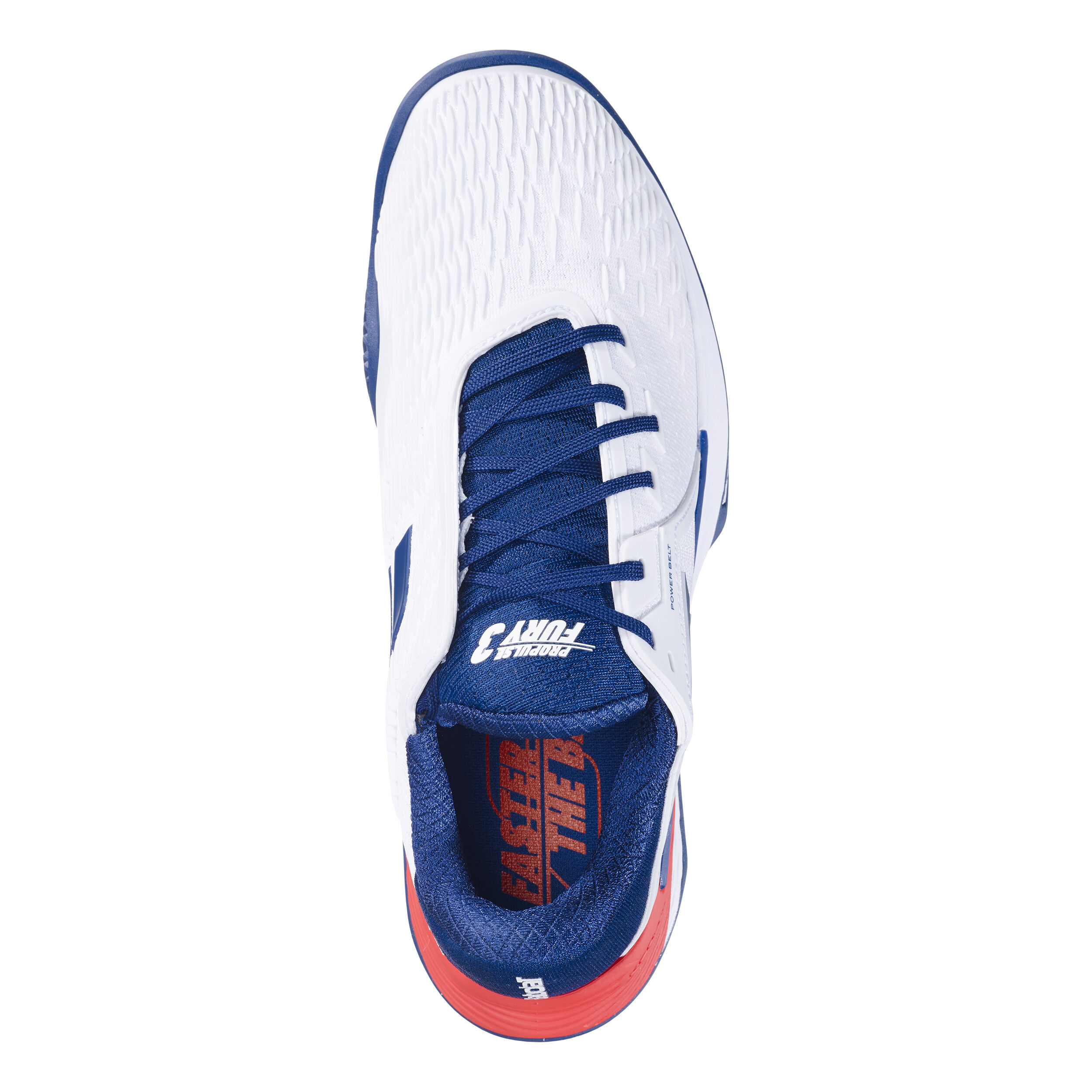 Propulse Fury 3 Sandplatzschuh Herren - Weiß, Dunkelblau
