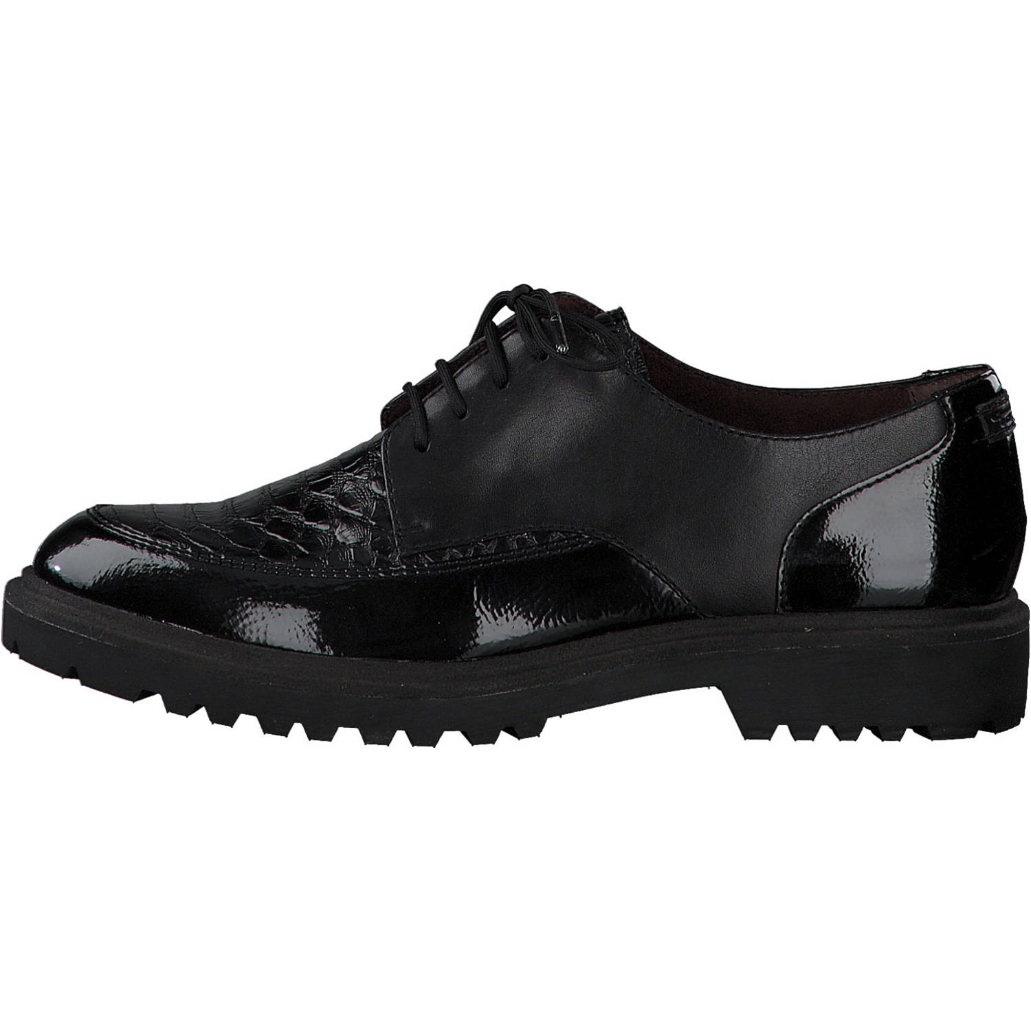 Tamaris 23721, Schnürschuhe, Damen, schwarz