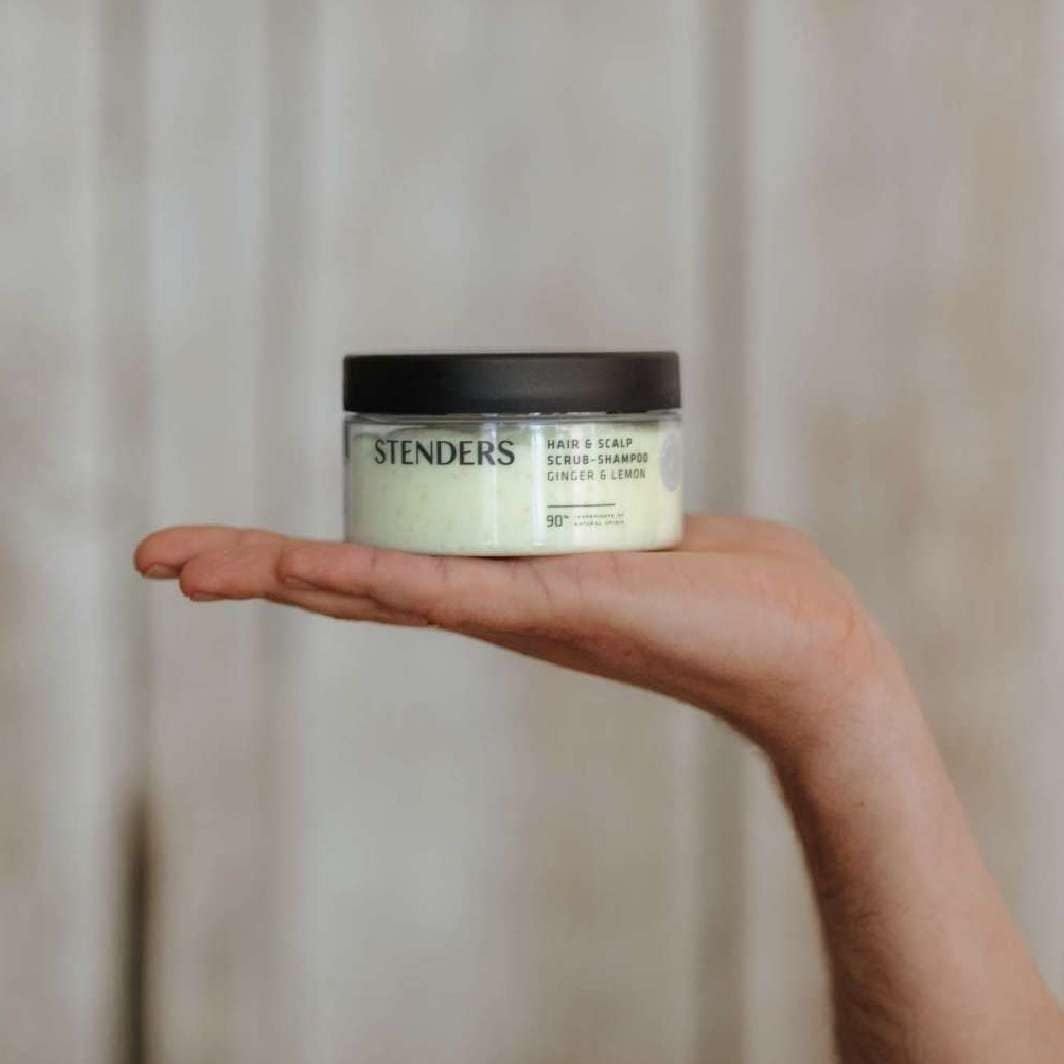 Hair & scalp scrub-shampoo Ginger & Lemon