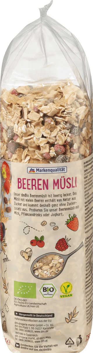 Müsli, Beeren, 750 g